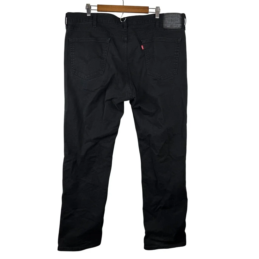 Levis 541 Athletic Taper‎ Jeans Mens 40x32 Black Denim Minimalist Casual Capsule